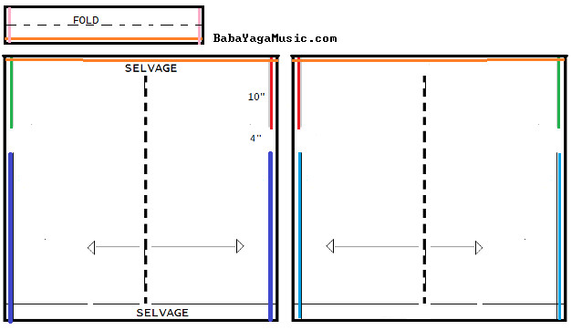 Pantaloon construction diagram