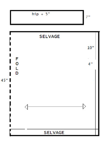 Pantaloon cutting layout